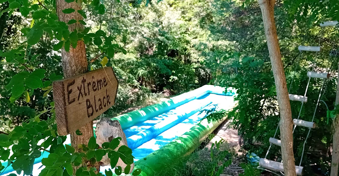 extreme black parcours à Eus près de Prades dans les Pyrénées-Orientales 66